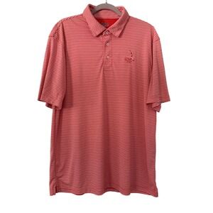 Oxford America Men's XL Orange Stripe Pinehurst 1895 Golf Polo Shirt | SKU 1029